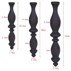 Soft Silicone Large Anal Beads