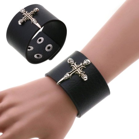 Punk Cross Bracelet