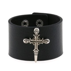 Punk Cross Bracelet