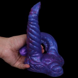 Blue Demon Realistic Double Dildo - 03