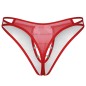 Strong Men Front Chain Pantent Leather Dancing Panty