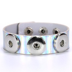 Button Lock Bracelet-  Laser