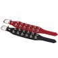 Punk PU leather Rivetbracelet