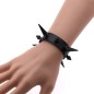 One Row Studded PU Leather Bracelet