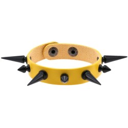 One Row Studded PU Leather Bracelet