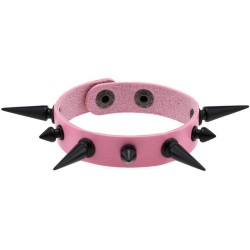 One Row Studded PU Leather Bracelet