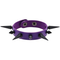 One Row Studded PU Leather Bracelet