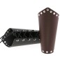 Leather Waxed Cycling Bracers