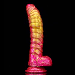 Mixed Colors Caterpillar Realistic Dildo