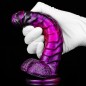 Mixed Colors Caterpillar Realistic Dildo