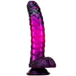 Mixed Colors Caterpillar Realistic Dildo