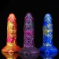 Mixed Colors Wolf Tooth Anus Dildo