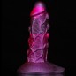 Mixed Colors Wolf Tooth Anus Dildo