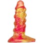 Mixed Colors Wolf Tooth Anus Dildo