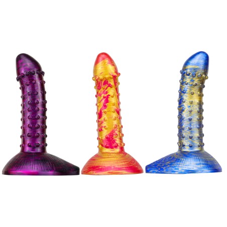 Mixed Color Monster Anal Dildo