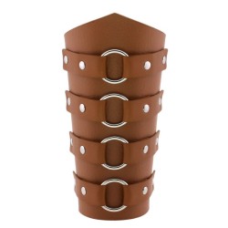 Waxed Cycling Round Ring Buckle Bracers