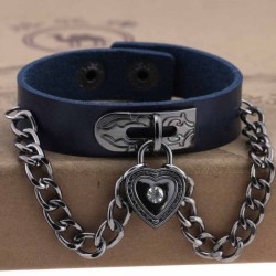 Heart-shaped Lock Bracelet