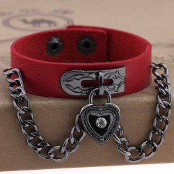 Heart-shaped Lock Bracelet