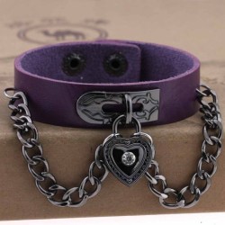 Heart-shaped Lock Bracelet