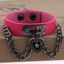 Heart-shaped Lock Bracelet