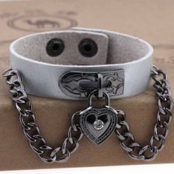 Heart-shaped Lock Bracelet