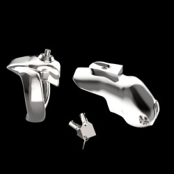 Press Key HT-V5 Male Chastity Cage - Metal