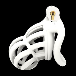 Narrow Plastic Chastity Cage