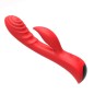 Flexible Ribbed Silicone Rabbit Vibrator