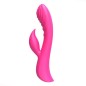 Flexible Ribbed Silicone Rabbit Vibrator