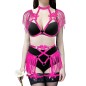 Shoulder Wing High Neck Bra Harness Tassel Skirt Bowknot Garter