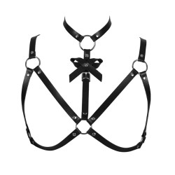 Cosdays Body Harness Bra Chain With Bowknot Collar