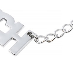 Nipple Clamp With Chain - Bitch