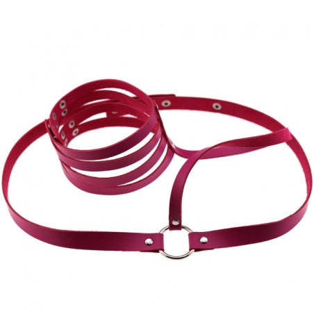 Erotic Bondage Collar Belt