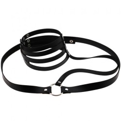 Erotic Bondage Collar Belt