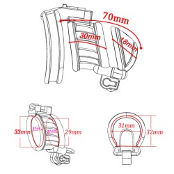 Ballsplitter Cock Cage