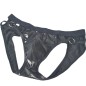 Men Faux Leather Rings Assless Panty