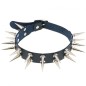 Double Row Long Spiked Rivet Collar