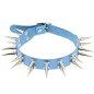 Double Row Long Spiked Rivet Collar