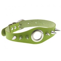 Metal Ring Spikes Collar