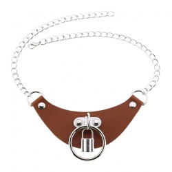 Leather O-Lock Collar