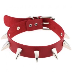 Rivet Spike Neck Strap