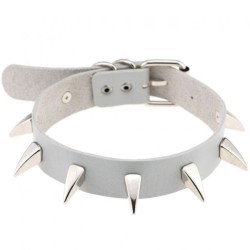 Rivet Spike Neck Strap