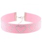 Diamond Rhinestone Love Flannel Collar