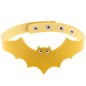 Little Devil PU Leather Bat Wing Collar