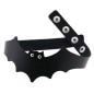 Little Devil PU Leather Bat Wing Collar