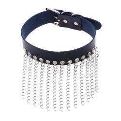 Metal Chain Tassel Collar