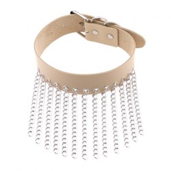 Metal Chain Tassel Collar