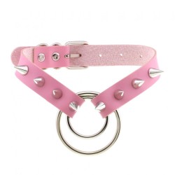 Double Ring Spiked Stud nCollar