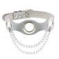 Leather Hole Breathable Chain Collar