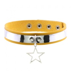 Choker Collar With Pentagram